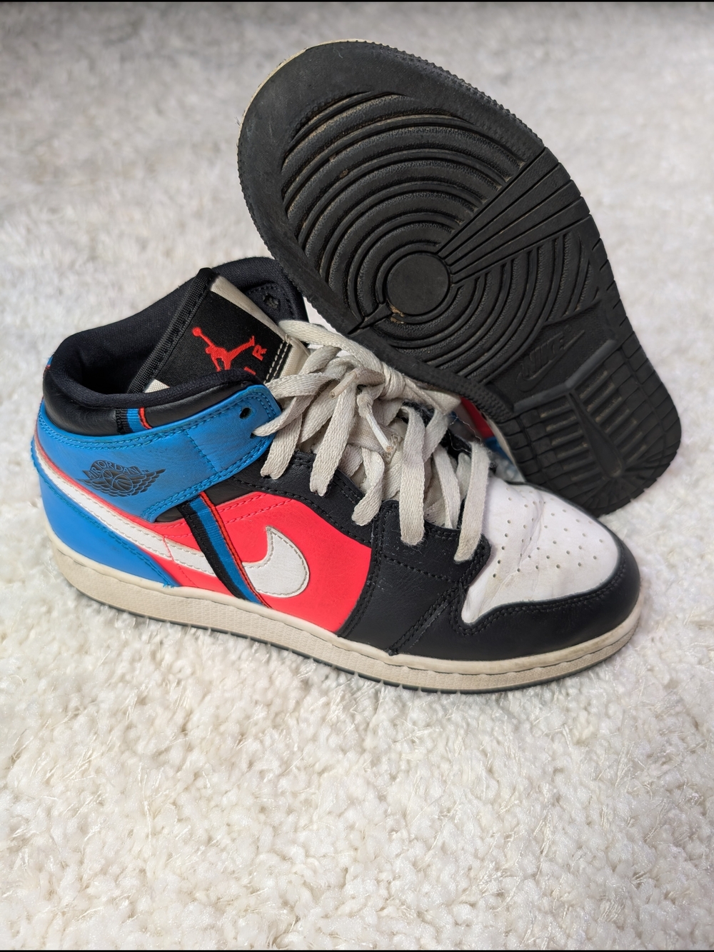 Nike Kids' Air Jordan Mid-Top Sneakers